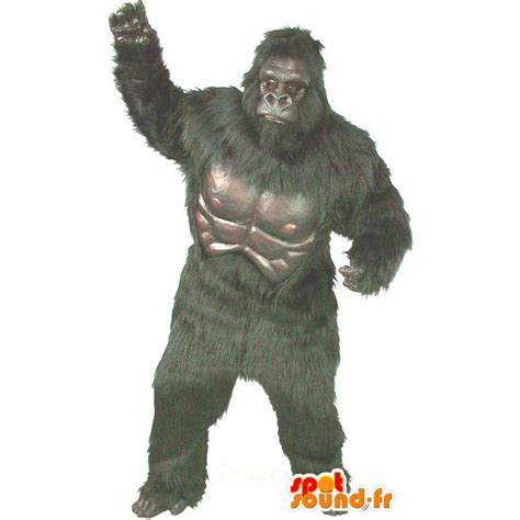 True to life gorilla mascot attire